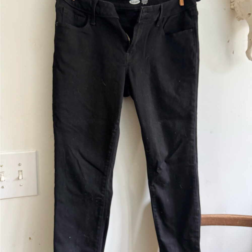 Black Skinny Jeans Old Navy Rockstar Super skinny low rise